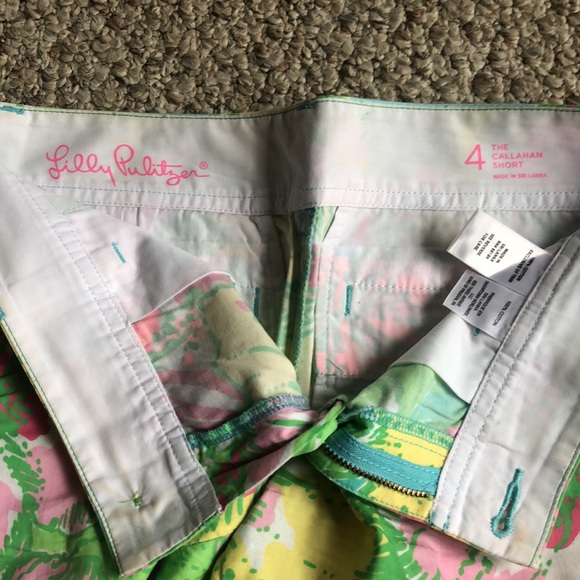 Lily Pulitzer Flower Shorts - Picture 2 of 3